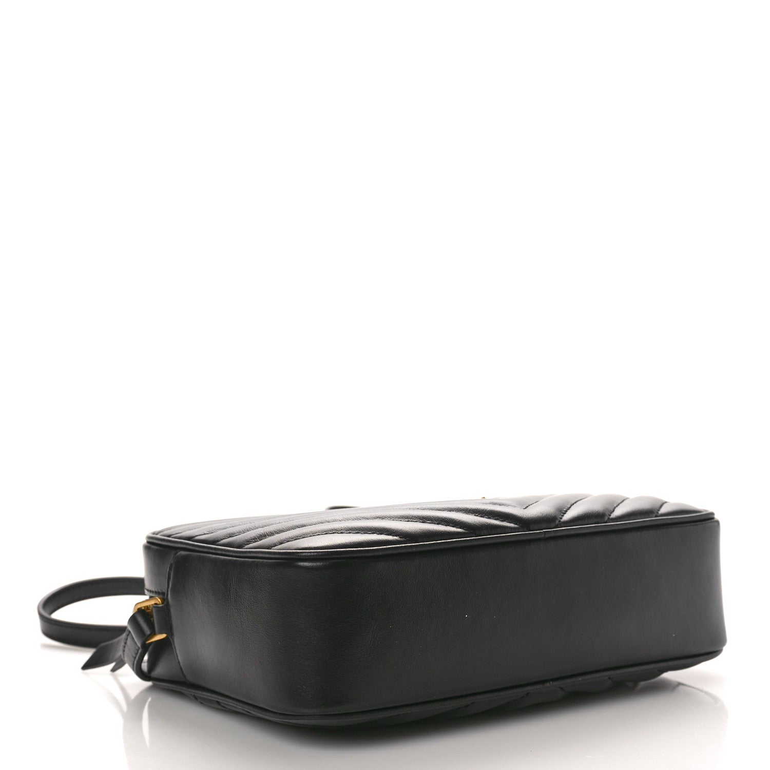 Saint Laurent Calfskin Matelasse Monogram Lou Camera Bag Black 4 of 10