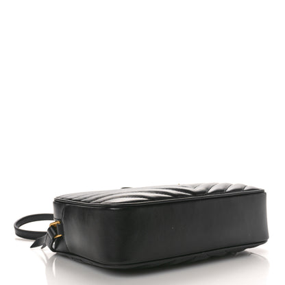 Saint Laurent Calfskin Matelasse Monogram Lou Camera Bag Black 4 of 10