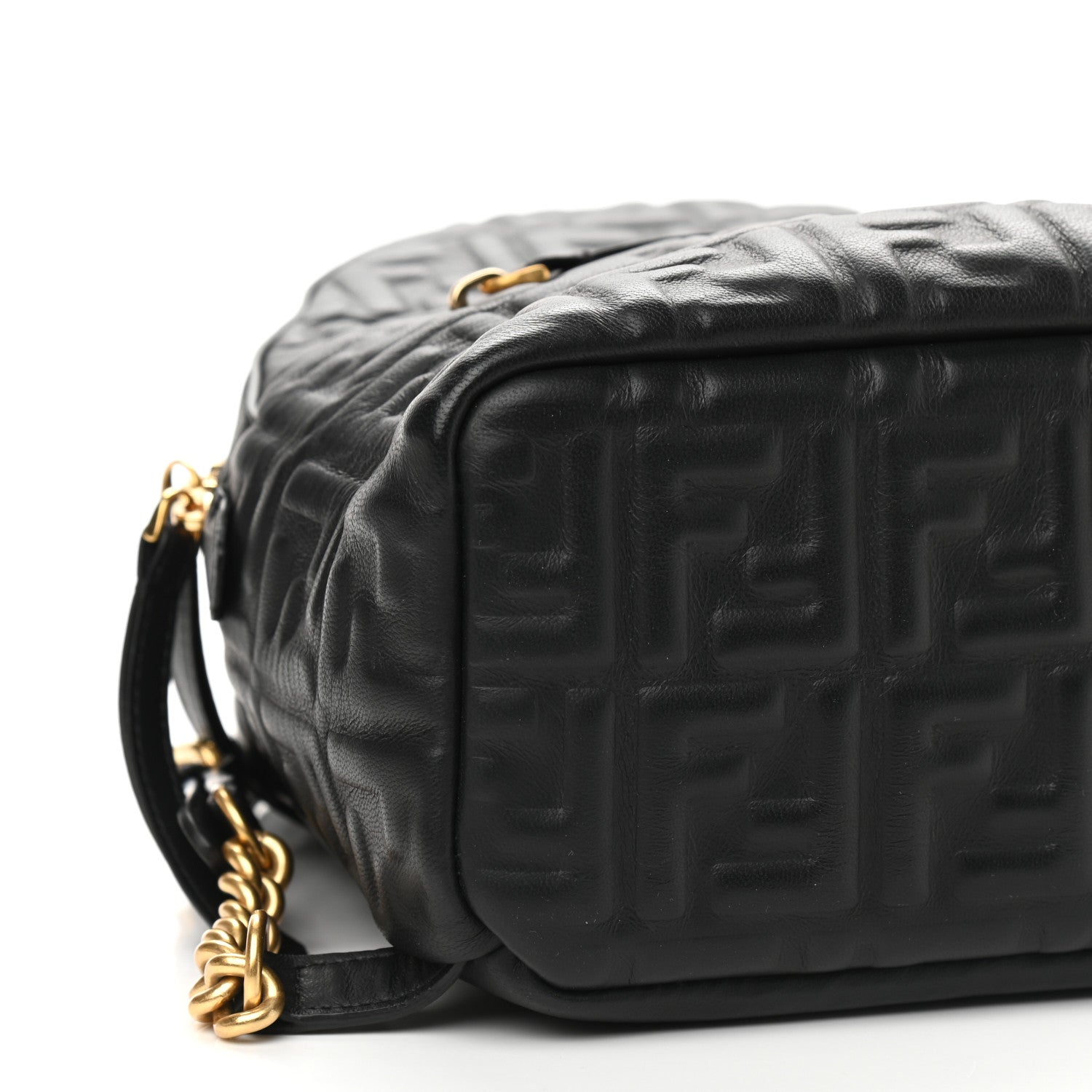 Fendi Nappa FF 1974 Embossed Mini Backpack Black 8 of 10