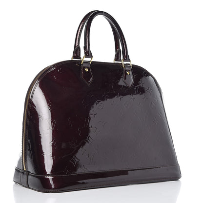 Louis Vuitton Vernis Alma GM Amarante 3 of 11
