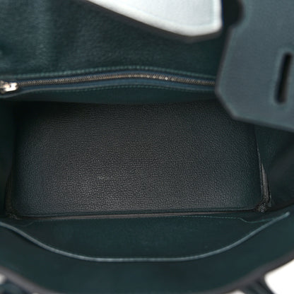 Hermes Togo Birkin 30 Vert Cypress 5 of 12