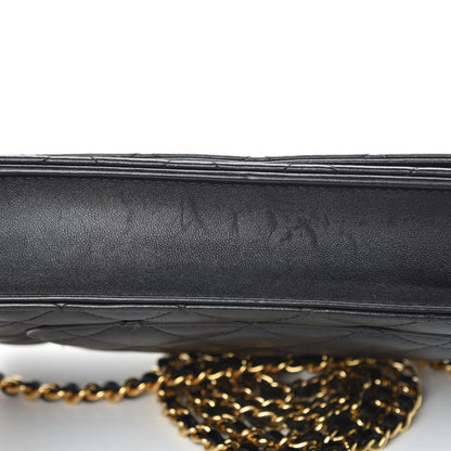 Chanel Lambskin Quilted Wallet On Chain WOC Black 14 of 16