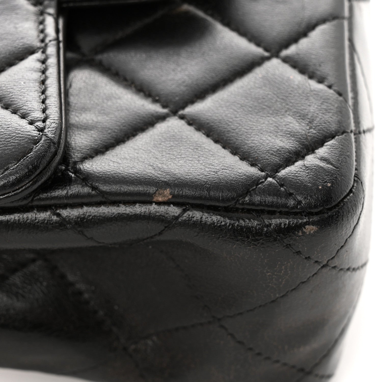 Chanel Lambskin Quilted Mini Kelly Flap Bag Black 11 of 15