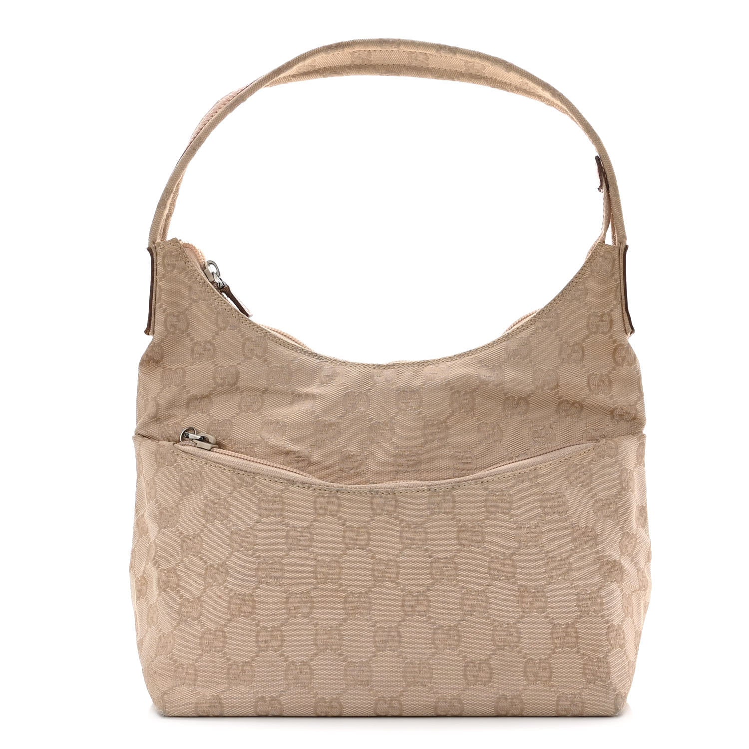Gucci Monogram Small Hobo Beige 1 of 12