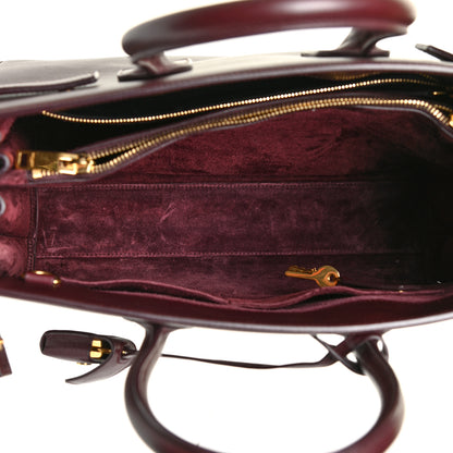 Saint Laurent Calfskin Small Sac De Jour Amarena 5 of 19
