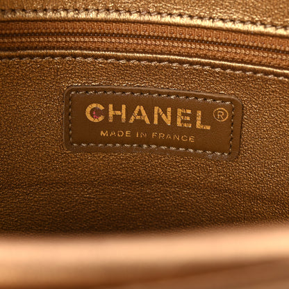 Chanel Metallic Lambskin Quilted Shoulder Bag Bronze 6 of 9