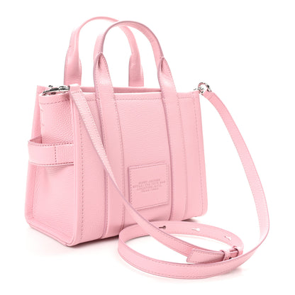 Marc Jacobs Grained Calfskin Small The Tote Bag Ribbon Pink 3 of 9