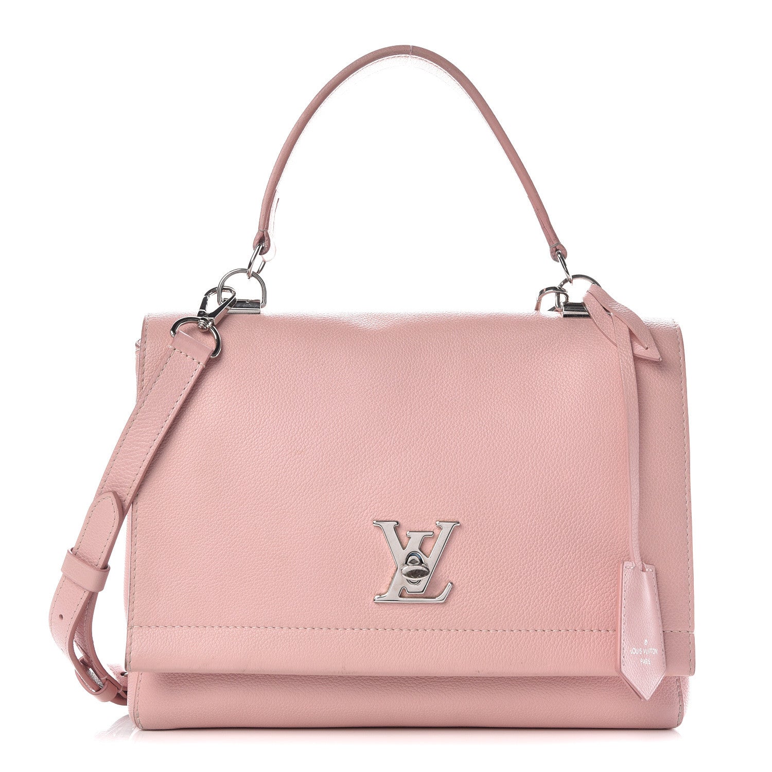 Louis Vuitton Soft Calfskin Lockme II Top Handle Rose Ballerine 1 of 11