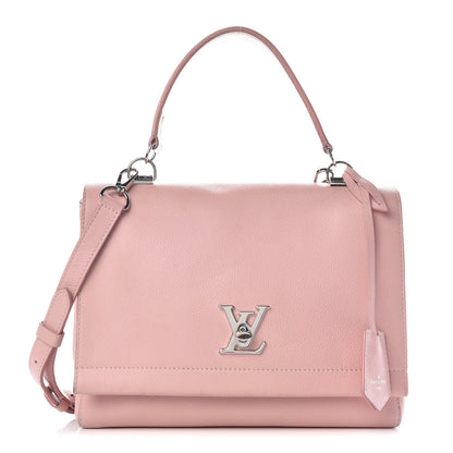 Louis Vuitton Soft Calfskin Lockme II Top Handle Rose Ballerine 1 of 11