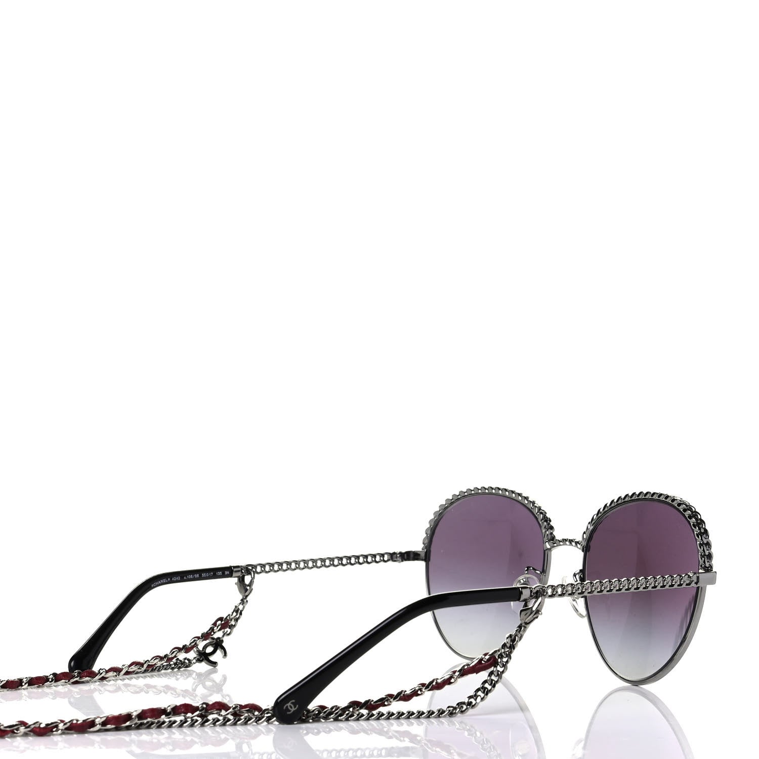 Chanel Chain Pantos Sunglasses 4242 Grey 4 of 4