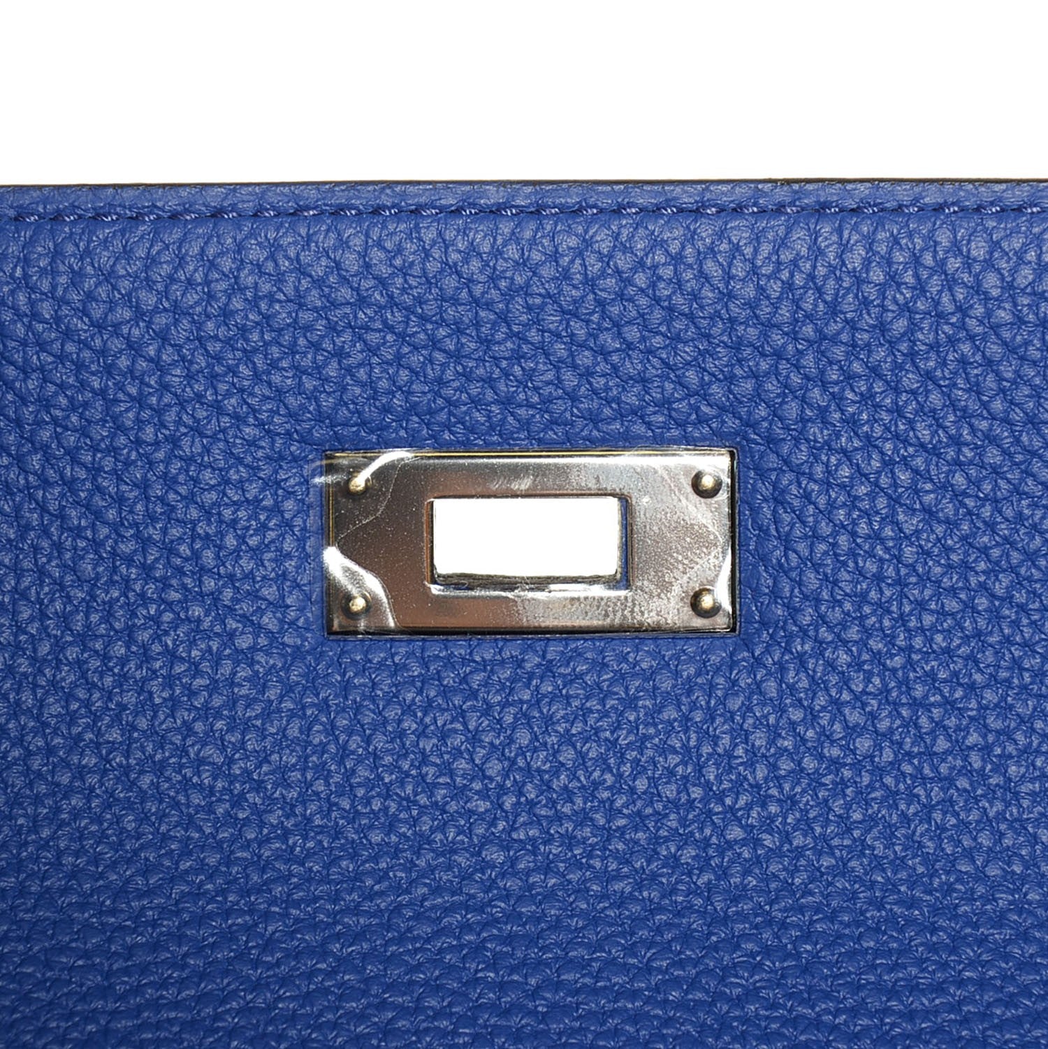 Hermes Togo Kelly Retourne 35 Bleu Electrique 22 of 28
