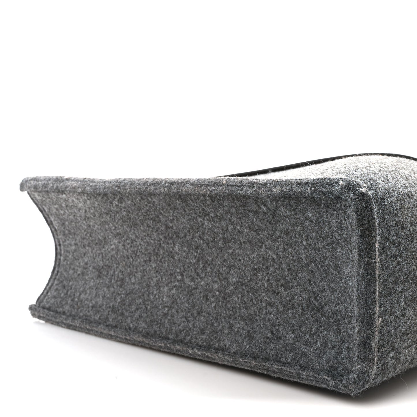 Felt Large Woody Ribbon Tote Cashmere Grey