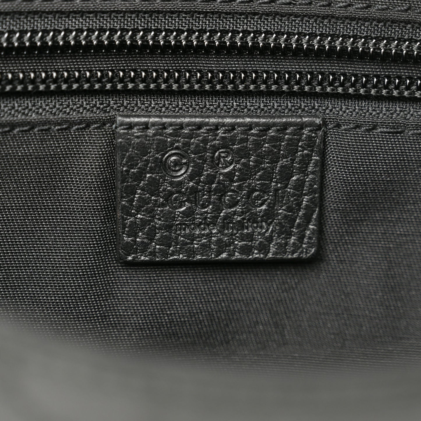 Nylon Monogram Waist Belt Bag  Black