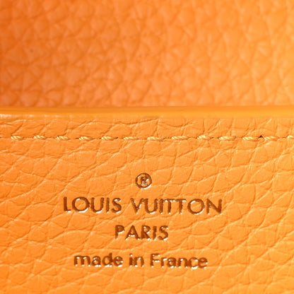 Louis Vuitton Taurillon Mini Capucines Sunbeam Yellow 6 of 9