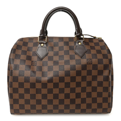 Louis Vuitton Damier Ebene Speedy 30 1 of 10