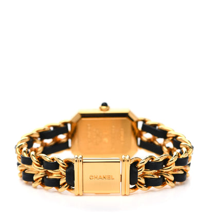 Chanel Stainless Steel Lambskin 20mm Chain Premiere Quartz Watch Gold M 3 of 4