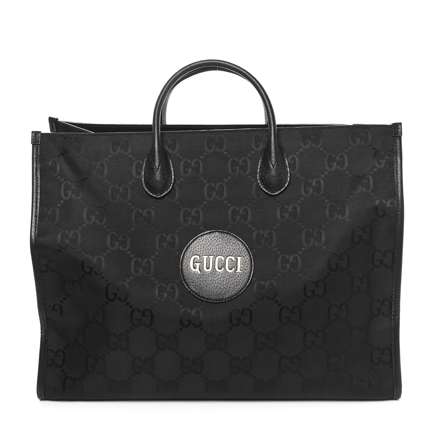 Gucci Econyl Nylon Monogram Large Off The Grid Tote Bag Black 1 of 10