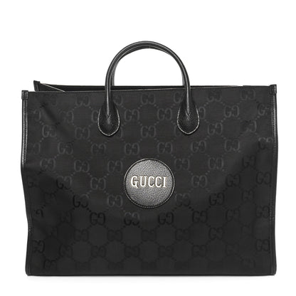 Gucci Econyl Nylon Monogram Large Off The Grid Tote Bag Black 1 of 10