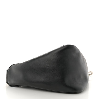 Prada Grace Lux Triangle Shoulder Bag Black 4 of 10