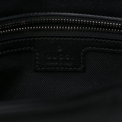 Gucci Calfskin Matelasse Monochrome Small GG Marmont Shoulder Bag Black 6 of 12