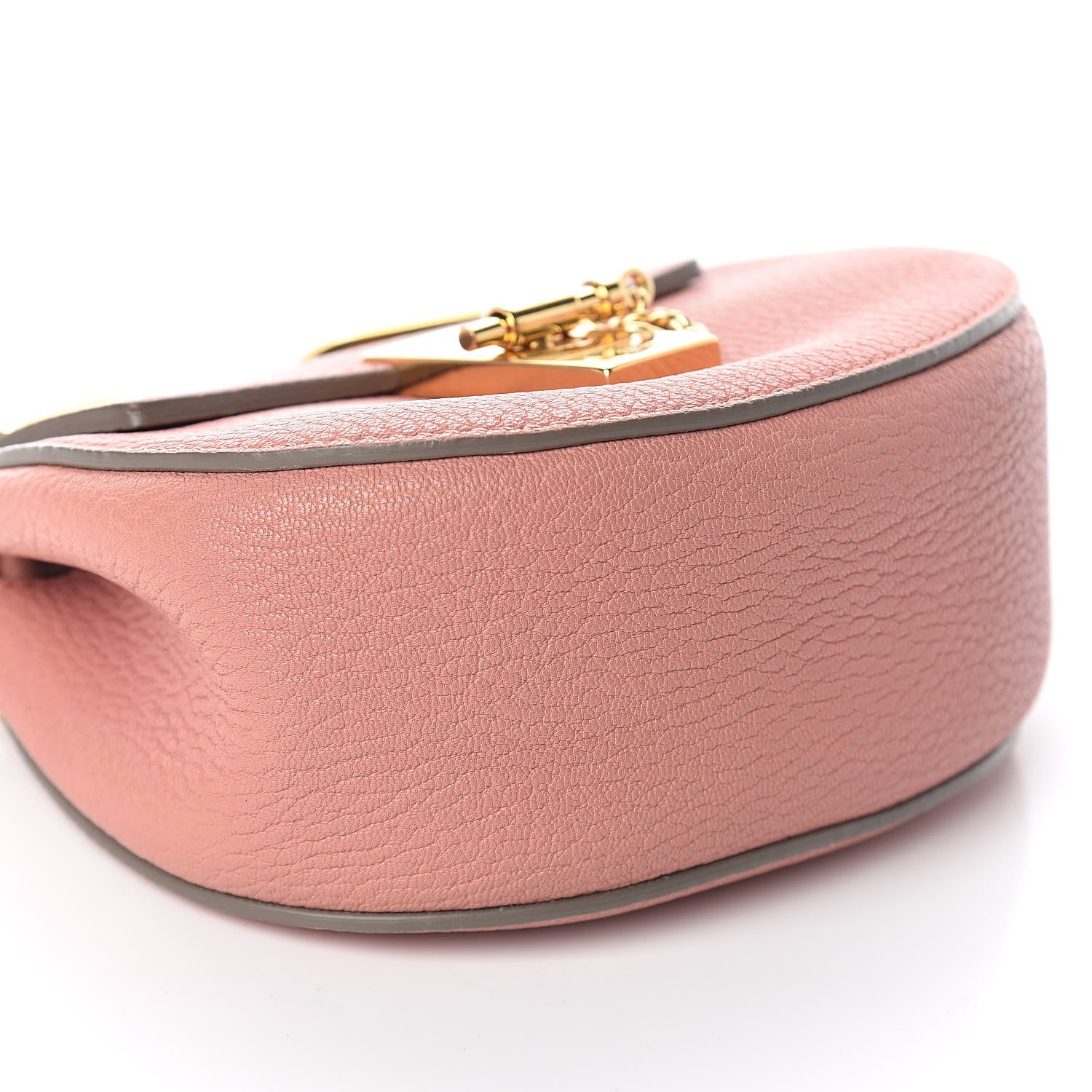 Chloe Grained Lambskin Micro Drew Shoulder Bag Washed Pink 7 of 8
