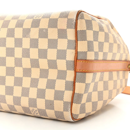 Louis Vuitton Damier Azur Speedy Bandouliere 30 9 of 17