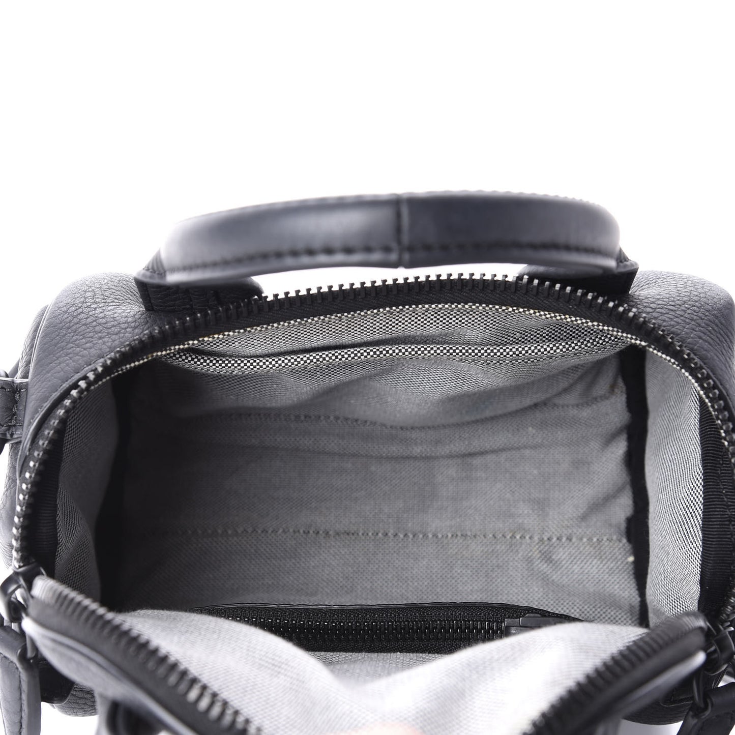 Pebbled Lambskin Rockie Black Matte Black Hardware