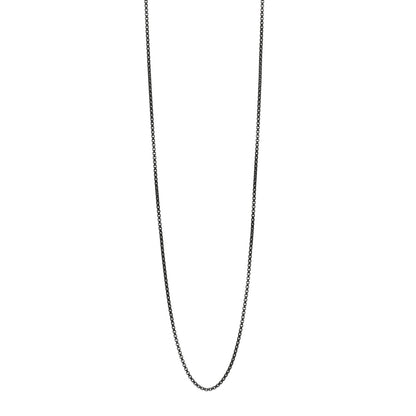David Yurman Darkened Sterling Silver 2.7mm Box Chain Necklace 36" 1 of 4
