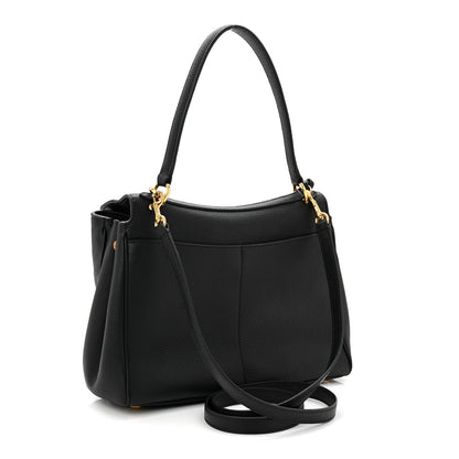 Balenciaga Grained Calfskin Small Rodeo Top Handle Handbag Black 3 of 10