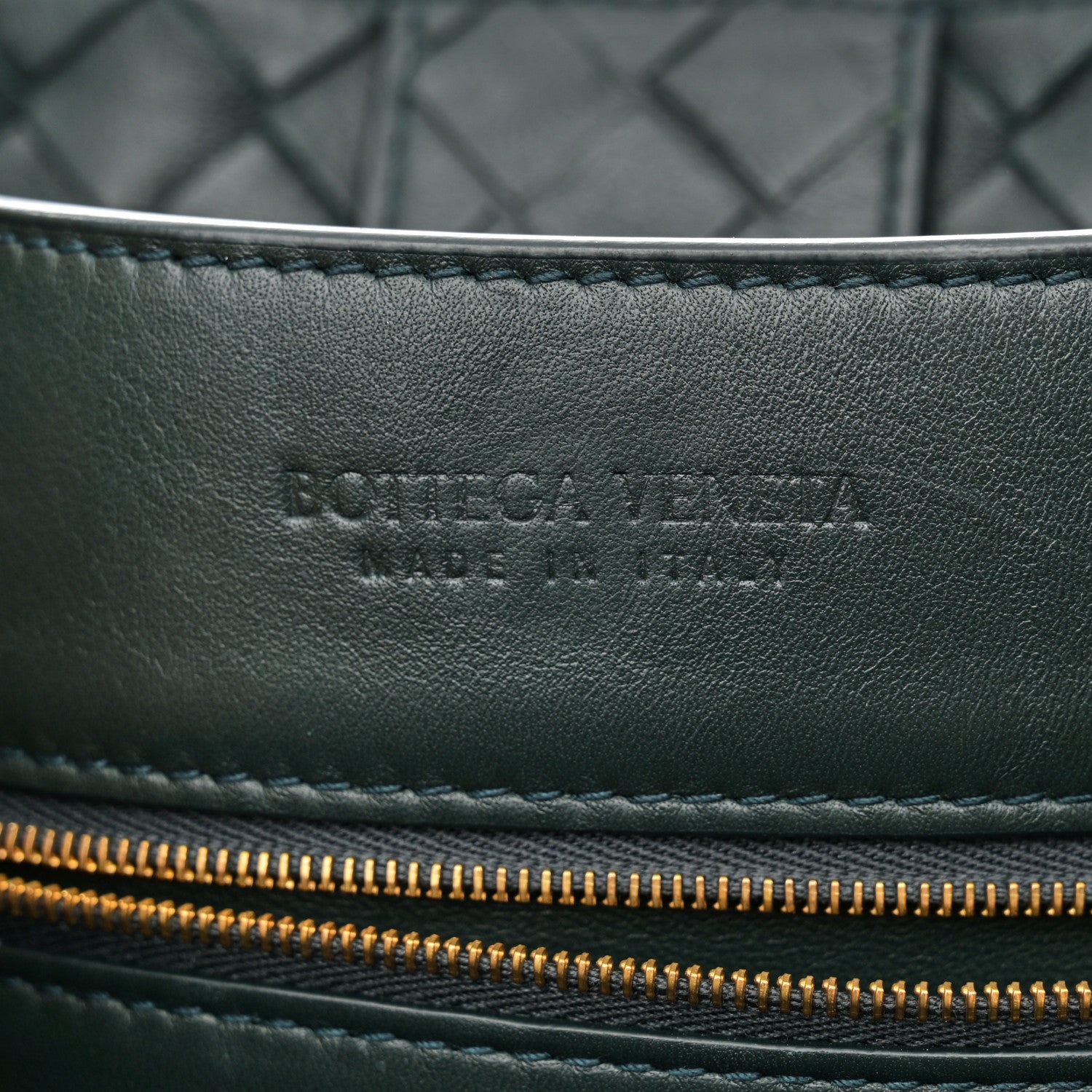 Bottega Veneta Nappa Intrecciato Large Andiamo Shoulder Bag Inkwell 6 of 10