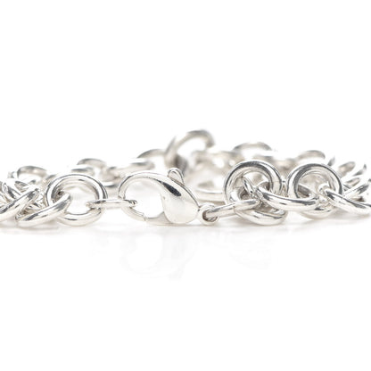 Tiffany Sterling Silver Heart Tag Charm Bracelet 4 of 4