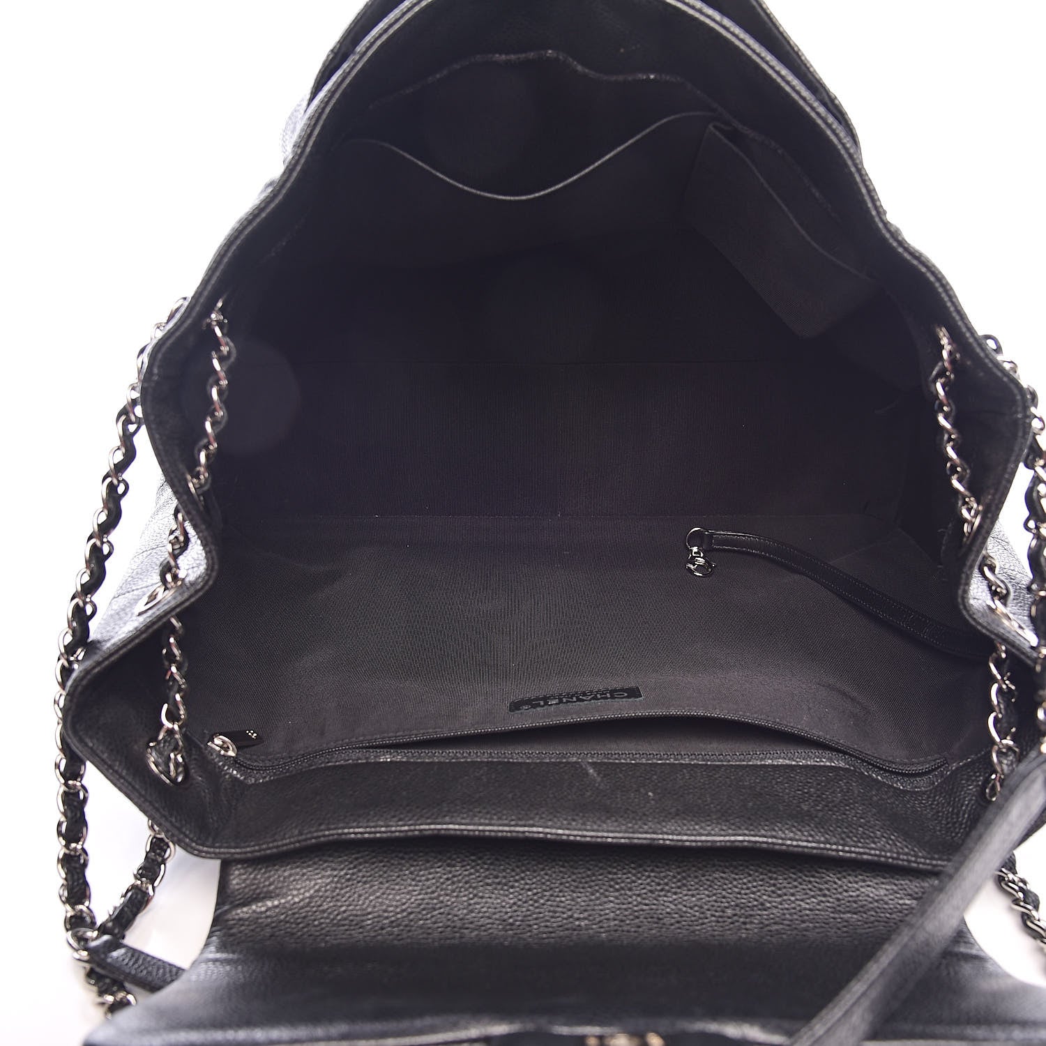 Chanel Caviar Quilted Flap Tote Black 5 of 12