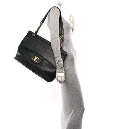 Chanel Caviar Flap XL Shoulder Bag Black 2 of 13