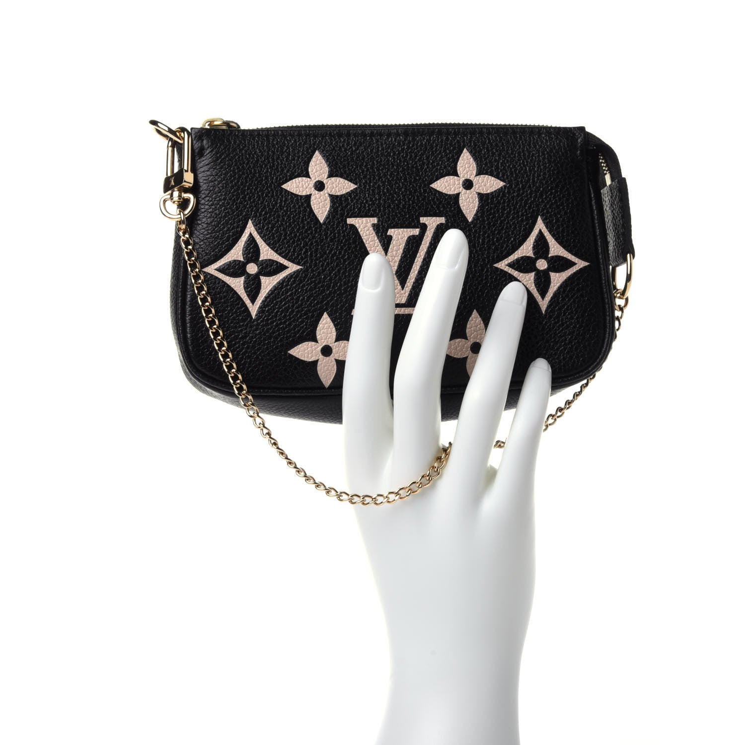 Louis Vuitton Empreinte Monogram Giant Mini Pochette Accessories Black 2 of 10