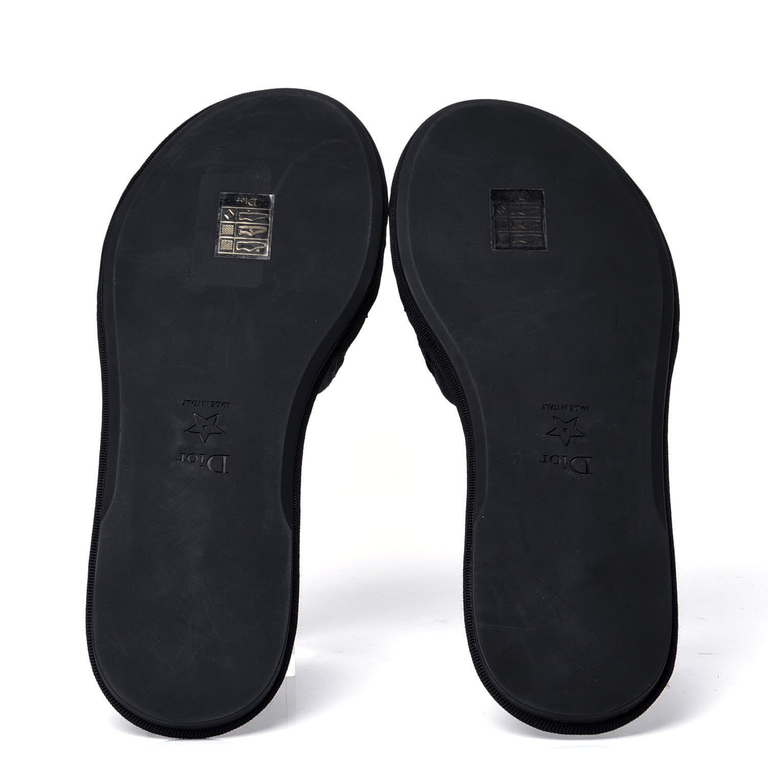 Christian Dior Velvet Cannage Chez Moi Slide Sandal 40 Black 5 of 6