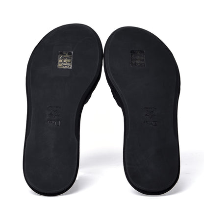 Christian Dior Velvet Cannage Chez Moi Slide Sandal 40 Black 5 of 6