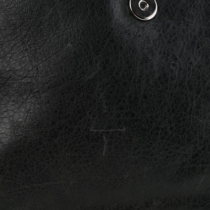 Balenciaga Agneau Giant 21 Silver Hardware Envelope Clutch Anthracite 8 of 8
