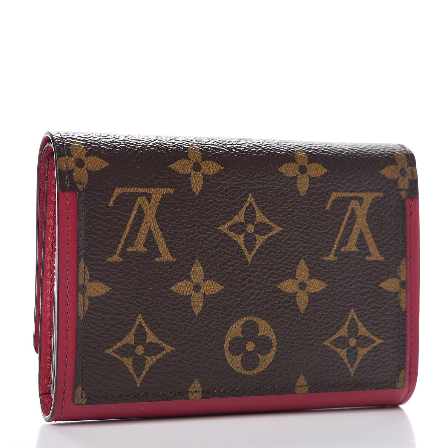 Louis Vuitton Monogram Flore Compact Wallet Fuchsia 3 of 8