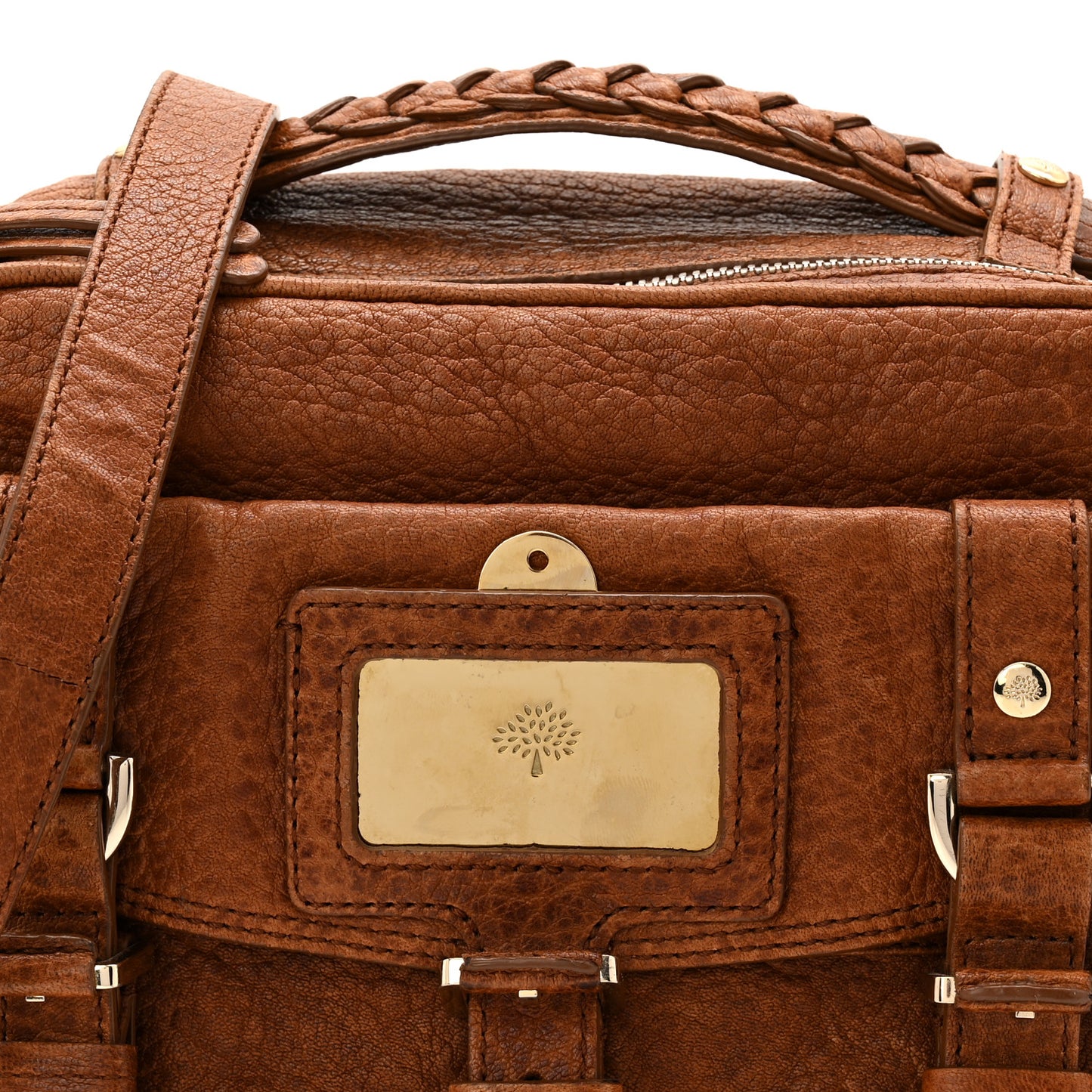 Lambskin Camera Bag Oak