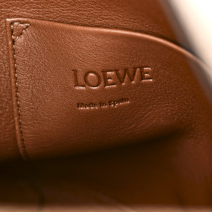 Loewe Calfskin Belted Balloon Bucket Shoulder Bag Tan 6 of 9