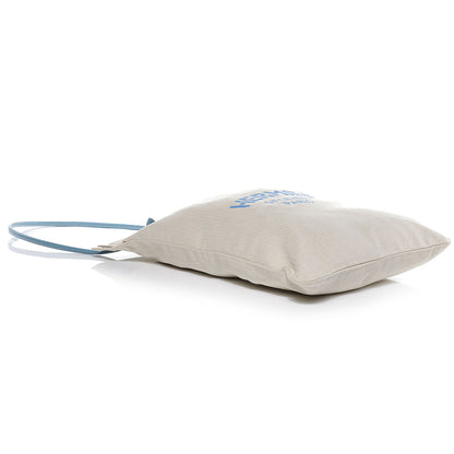 Hermes Cotton Aline Large Shoulder Bag Bleu 4 of 7