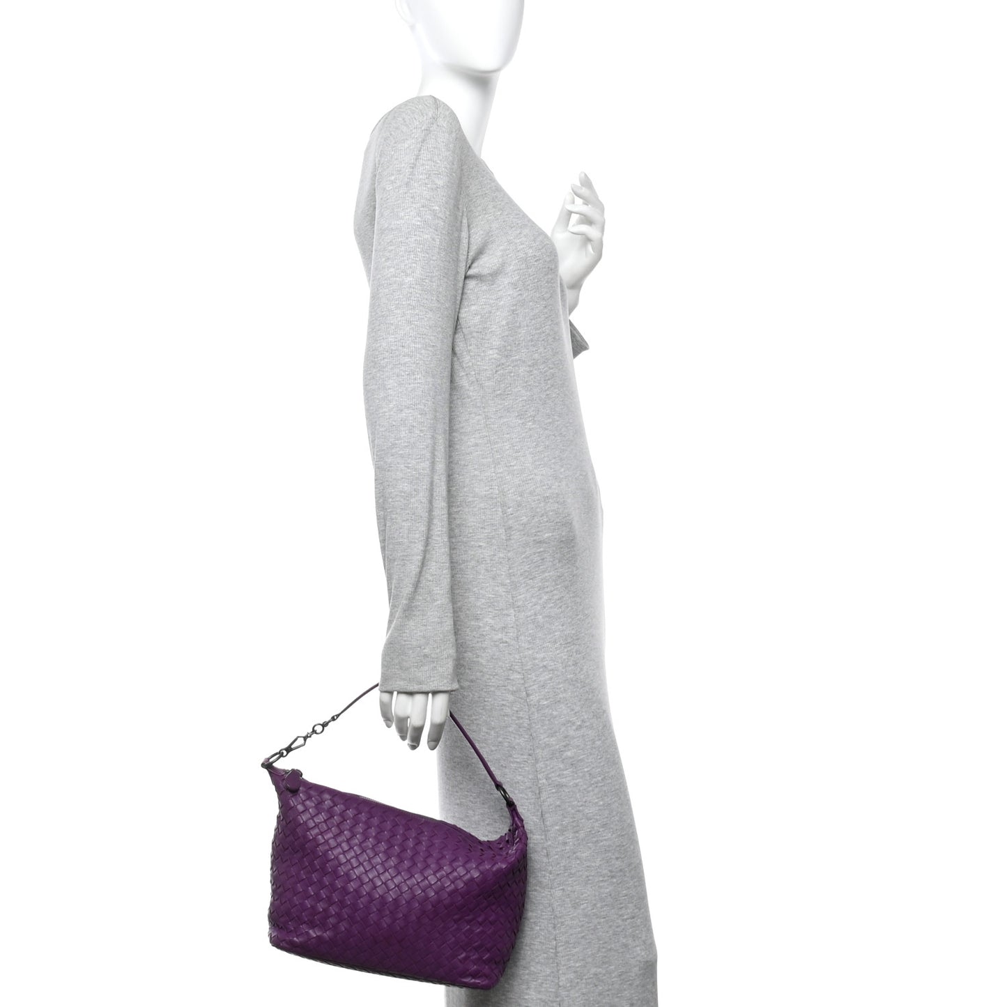 Nappa Intrecciato Small Shoulder Bag Monalisa