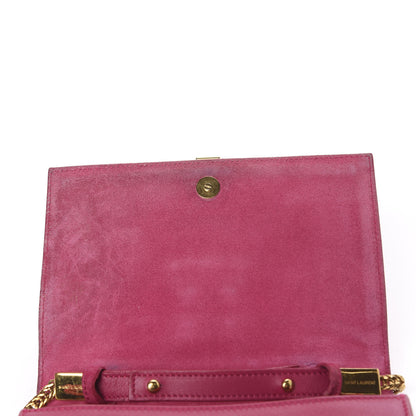 Saint Laurent Calfskin Small Classic Y Satchel Fuchsia 16 of 17