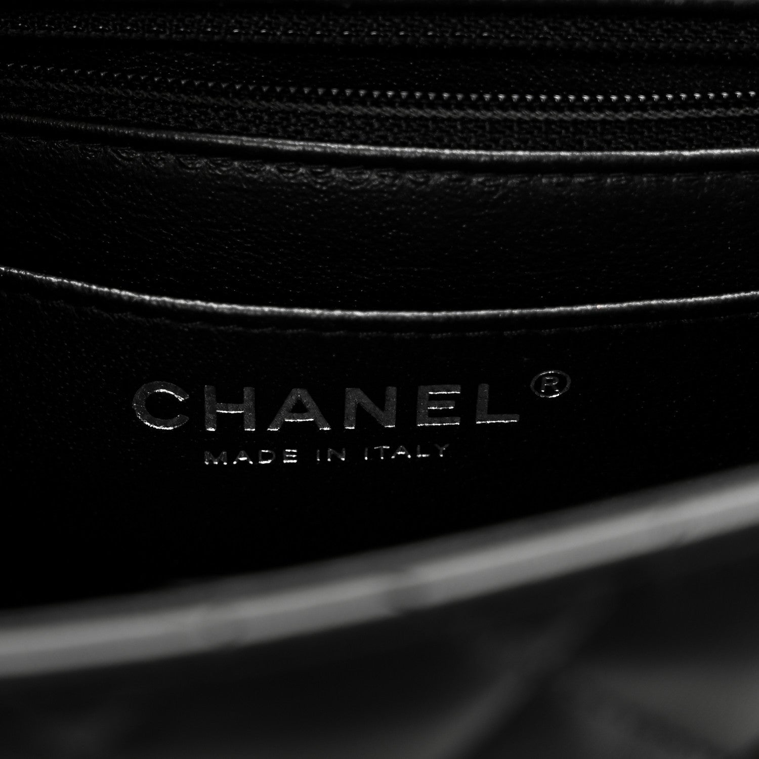 Chanel Lambskin Quilted Mini Square Flap Black 5 of 10