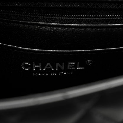 Chanel Lambskin Quilted Mini Square Flap Black 5 of 10