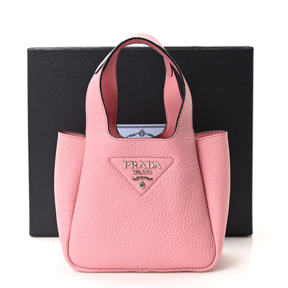 Prada Vitello Daino Soft Mini Dynamique Tote Petalo 11 of 11