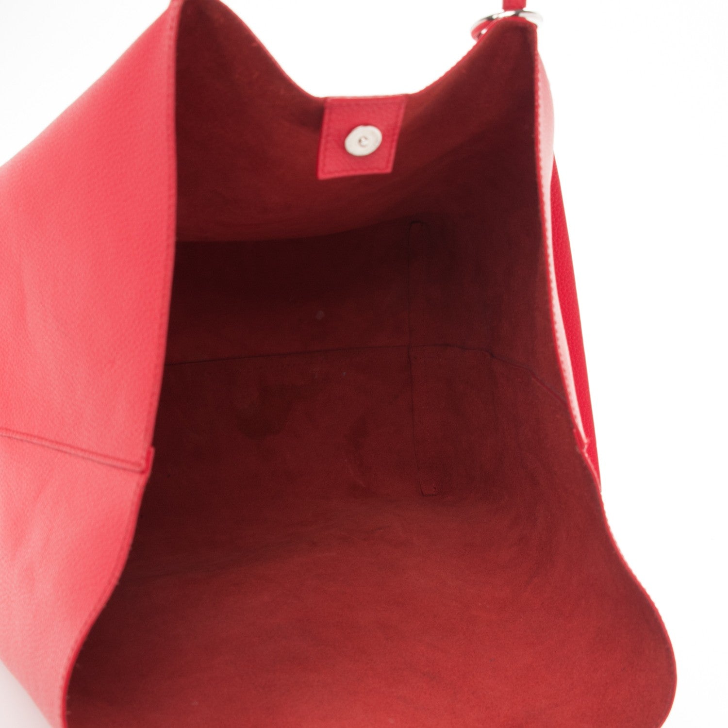 Alexander McQueen Grained Calfskin Skull Open Shopper Tote Red 7 of 12