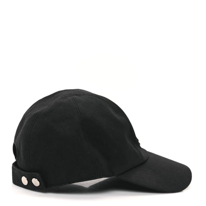 Hermes Cotton Davis H Sellier Cap 58 Black 6 of 11