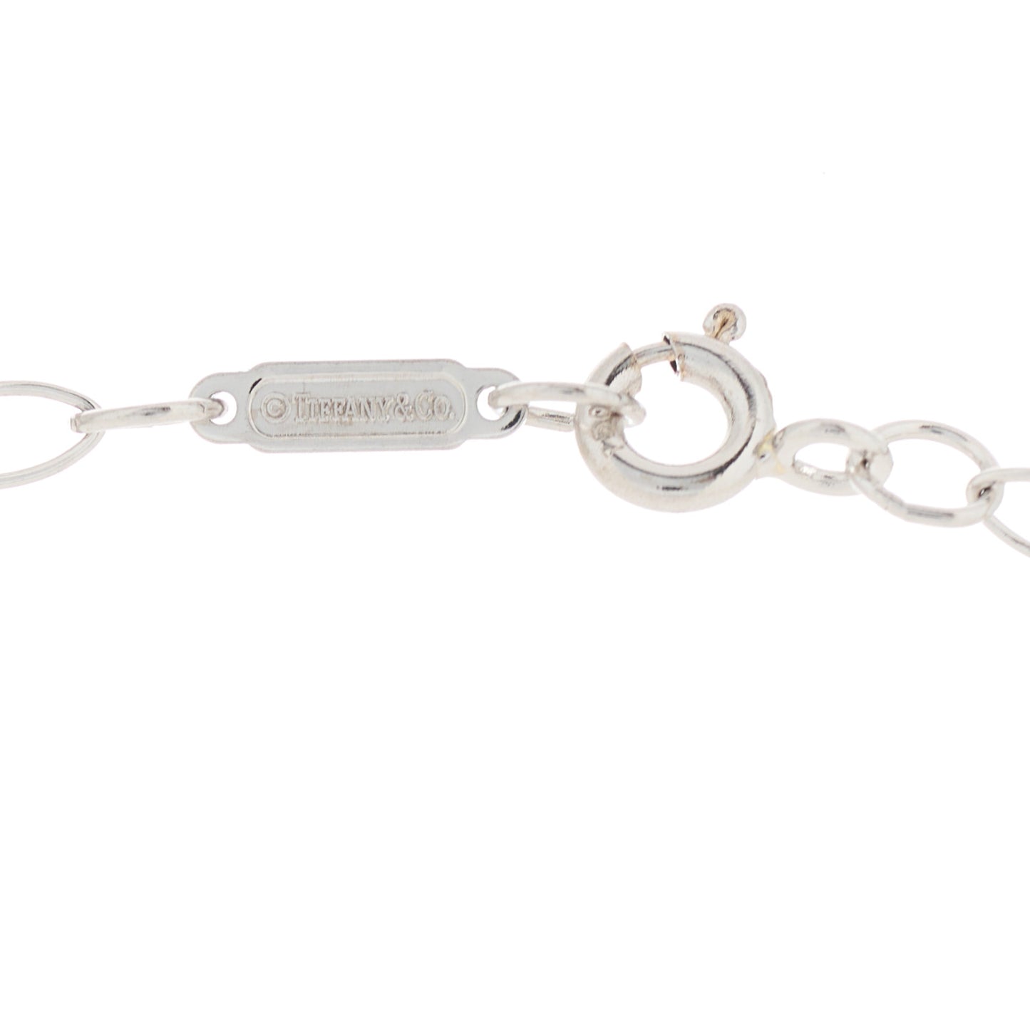 18K White Gold Oval Link Chain Necklace