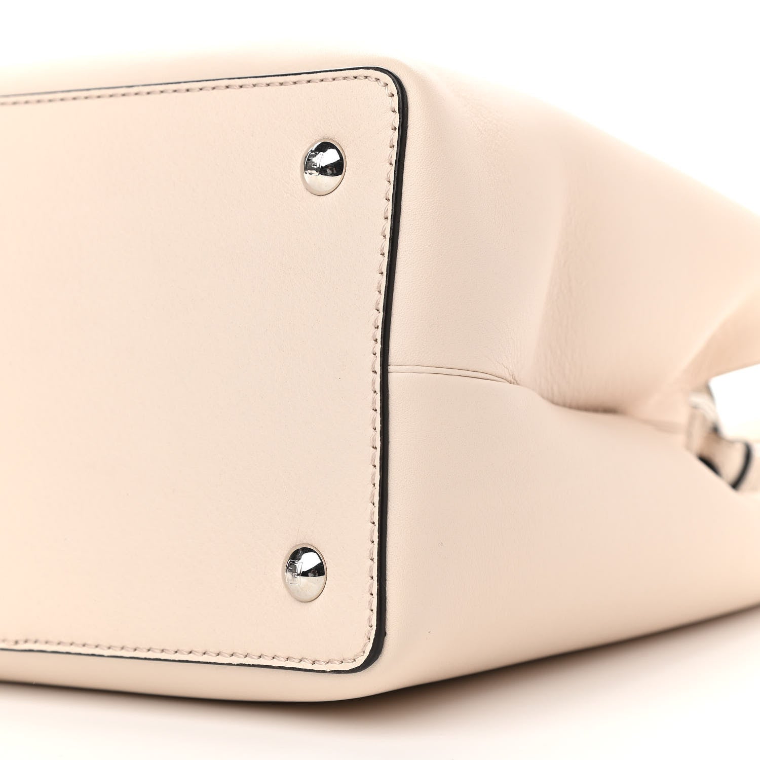 Fendi Vitello Dolce Century Petite 2Jours Tote Camelia Ghiaccio 16 of 18